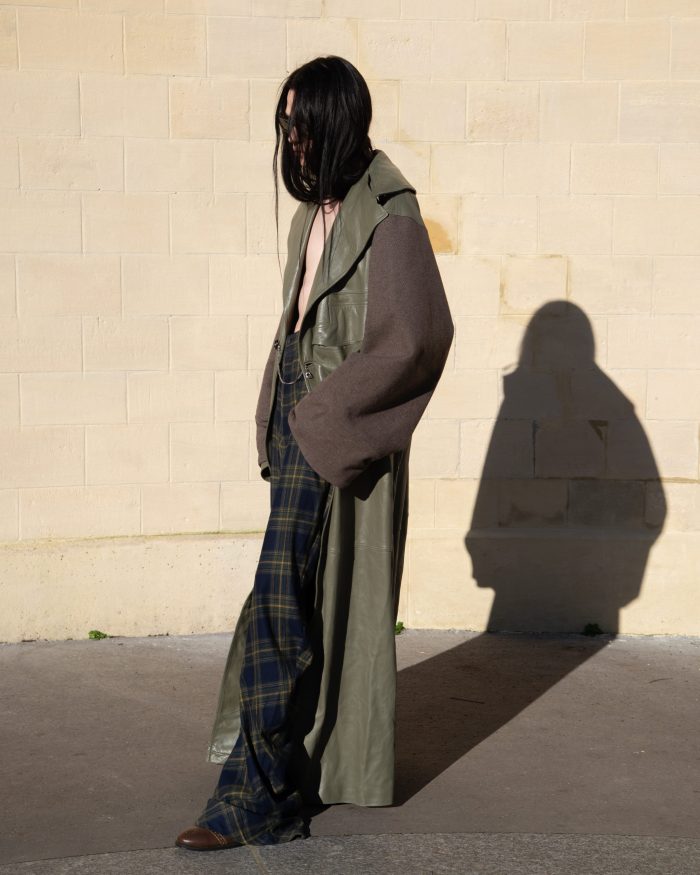 The Exaggerated Leather Coat - Image 4