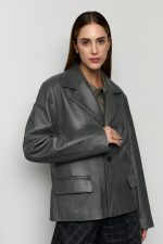 Time Signature Blazer, Veal Leather