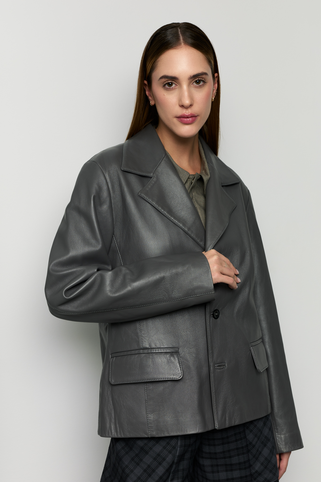 SPEED5624 Time Signature Blazer, Veal Leather - Image 1